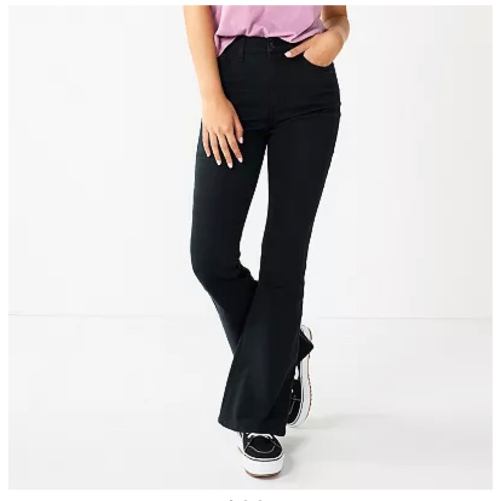 15/33w bootcut SO black pants (tags on)